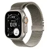 Apple Watch Series Ultra 3 49mm Natural Titanium Case with Natural Titanium Milanese Loop S